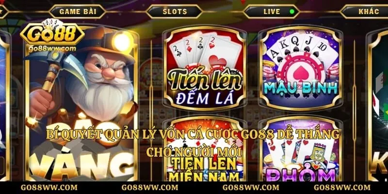 Bí Quyết Quản Lý Vốn Cá Cược Go88 Dễ Thắng Cho Người Mới
