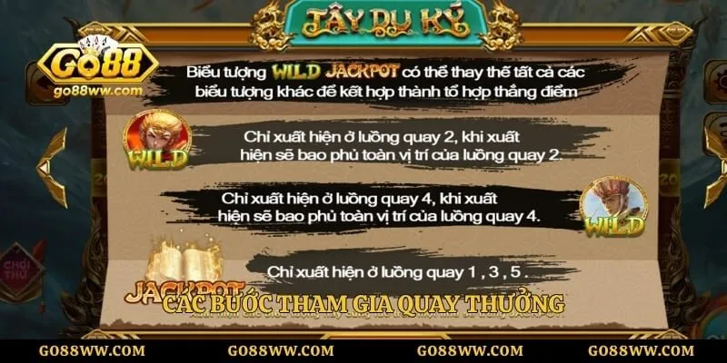 Các bước tham gia quay thưởng 