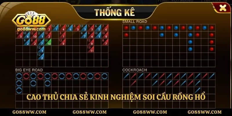 Cao thủ chia sẻ kinh nghiệm soi cầu rồng hổ