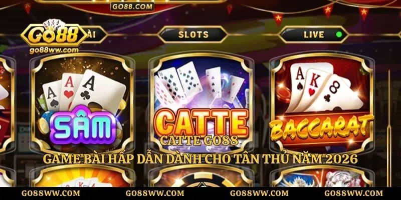 Catte GO88 – Game Bài Hấp Dẫn Dành Cho Tân Thủ Năm 2026
