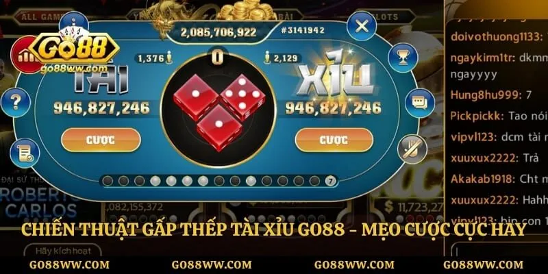 Chiến Thuật Gấp Thếp Tài Xỉu Go88 - Mẹo Cược Cực Hay