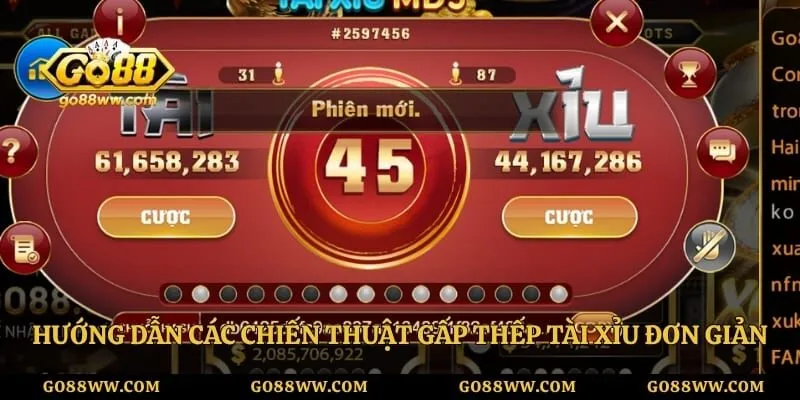 Hướng dẫn các chiến thuật gấp thếp tài xỉu đơn giản