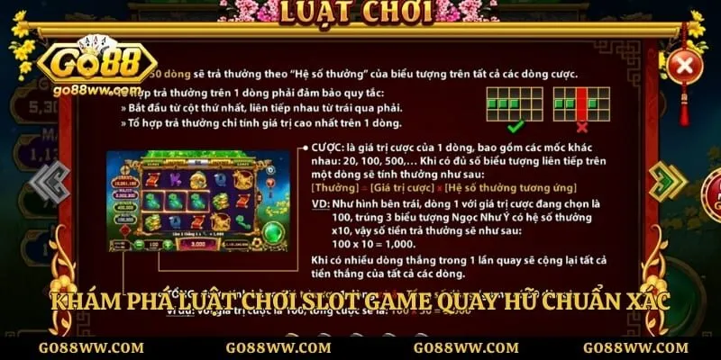 Khám phá luật chơi slot game quay hũ chuẩn xác 